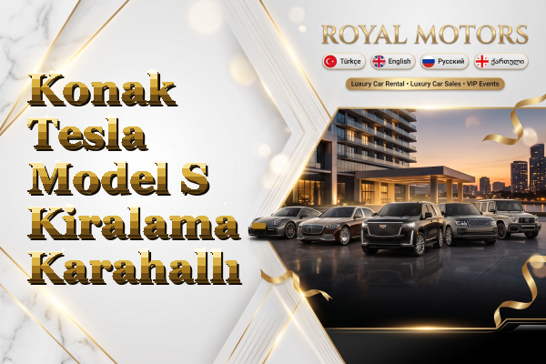 Konak Tesla Model S Kiralama - Karahallı
