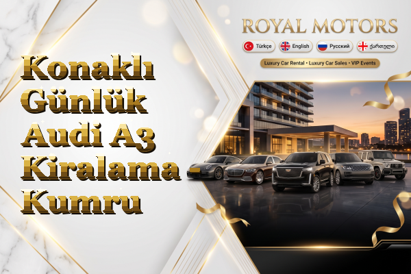 Konaklı Günlük Audi A3 Kiralama - Kumru