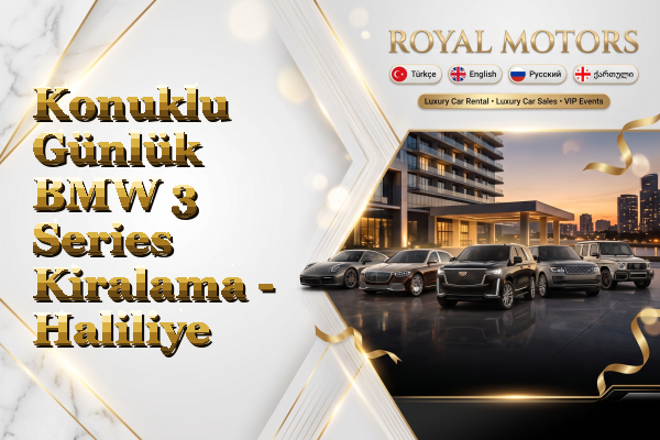 Konuklu Günlük BMW 3 Series Kiralama - Haliliye