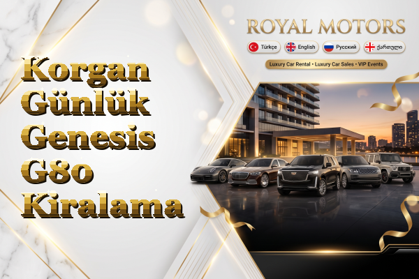 Korgan Günlük Genesis G80 Kiralama