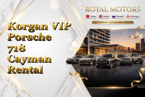 Korgan VIP Porsche 718 Cayman Rental