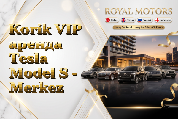 Korik VIP аренда Tesla Model S - Merkez