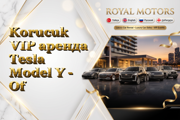 Korucuk VIP аренда Tesla Model Y - Of