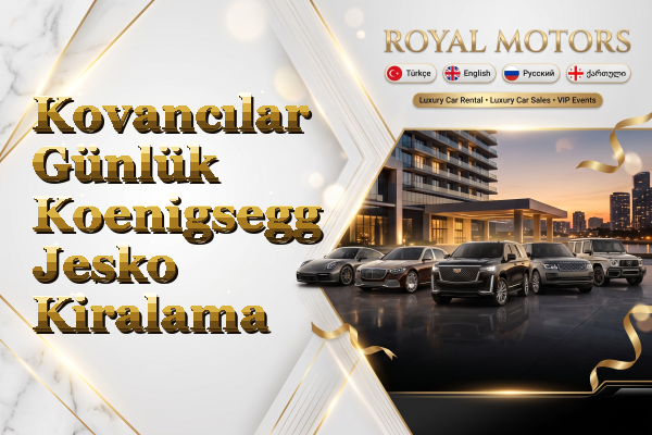 Kovancılar Günlük Koenigsegg Jesko Kiralama