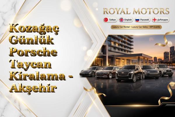 Kozağaç Günlük Porsche Taycan Kiralama - Akşehir
