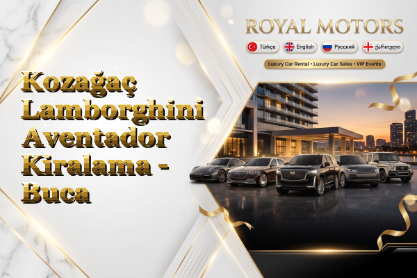 Kozağaç Lamborghini Aventador Kiralama - Buca