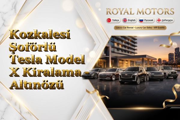 Kozkalesi Şoförlü Tesla Model X Kiralama - Altınözü