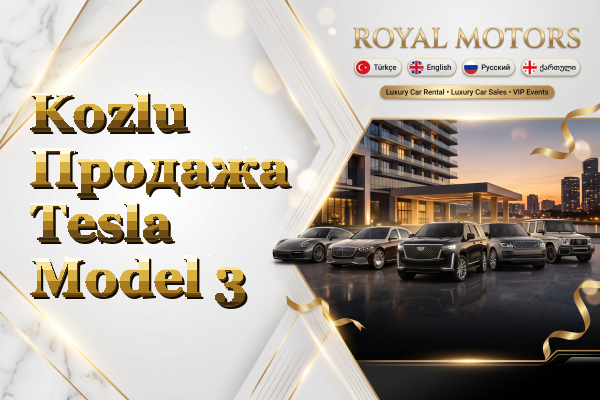 Kozlu Продажа Tesla Model 3