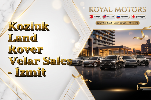 Kozluk Land Rover Velar Sales - İzmit