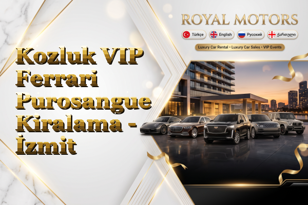 Kozluk VIP Ferrari Purosangue Kiralama - İzmit