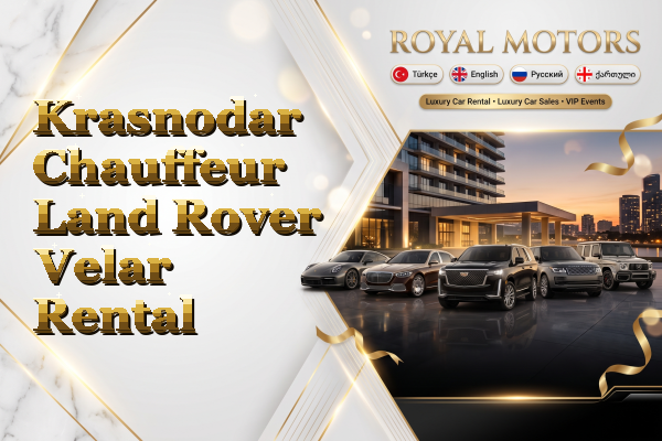 Krasnodar Chauffeur Land Rover Velar Rental
