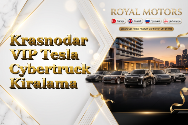 Krasnodar VIP Tesla Cybertruck Kiralama