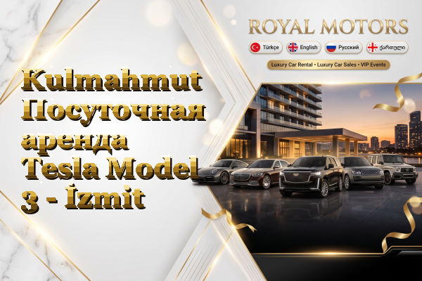 Kulmahmut Посуточная аренда Tesla Model 3 - İzmit