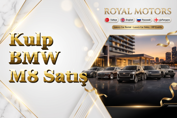 Kulp BMW M8 Satış