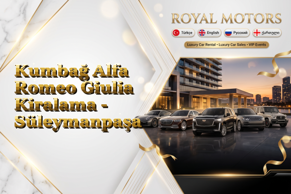 Kumbağ Alfa Romeo Giulia Kiralama - Süleymanpaşa