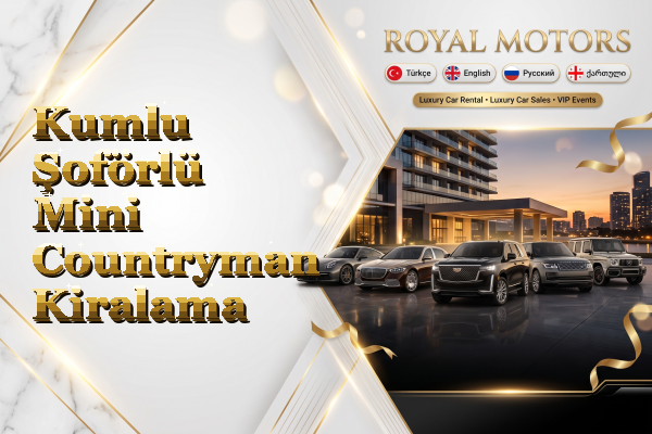 Kumlu Şoförlü Mini Countryman Kiralama