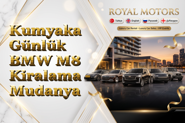 Kumyaka Günlük BMW M8 Kiralama - Mudanya