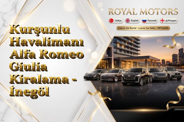 Kurşunlu Havalimanı Alfa Romeo Giulia Kiralama - İnegöl