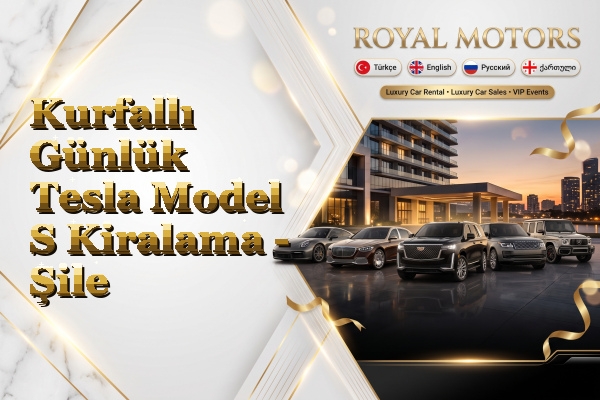 Kurfallı Günlük Tesla Model S Kiralama - Şile