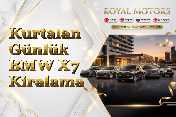 Kurtalan Günlük BMW X7 Kiralama