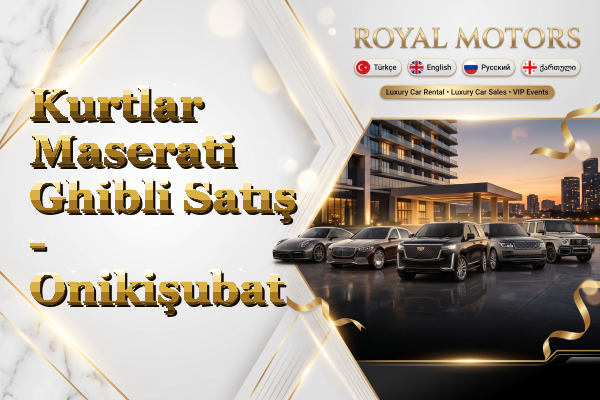 Kurtlar Maserati Ghibli Satış - Onikişubat