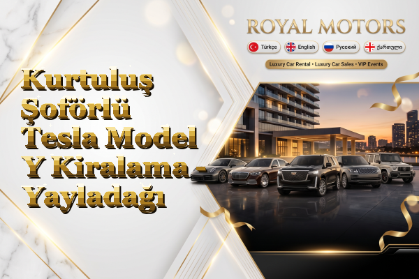Kurtuluş Şoförlü Tesla Model Y Kiralama - Yayladağı