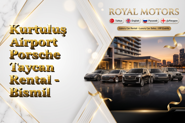 Kurtuluş Airport Porsche Taycan Rental - Bismil