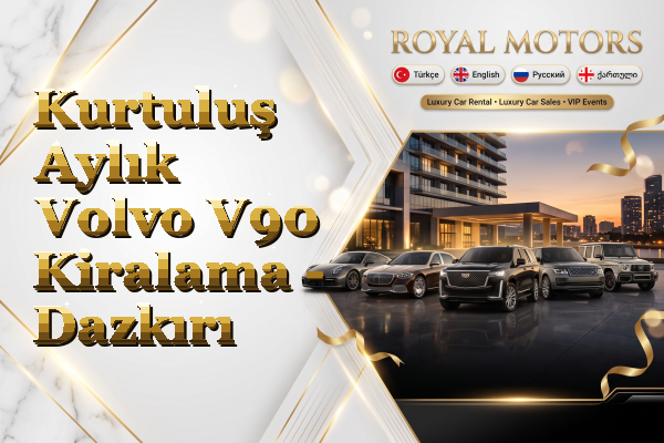 Kurtuluş Aylık Volvo V90 Kiralama - Dazkırı