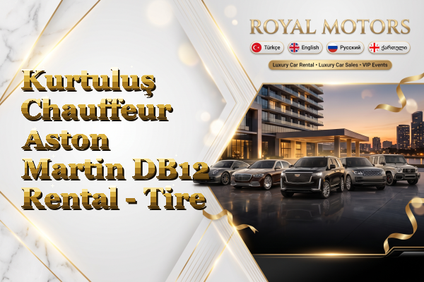 Kurtuluş Chauffeur Aston Martin DB12 Rental - Tire