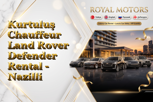 Kurtuluş Chauffeur Land Rover Defender Rental - Nazilli