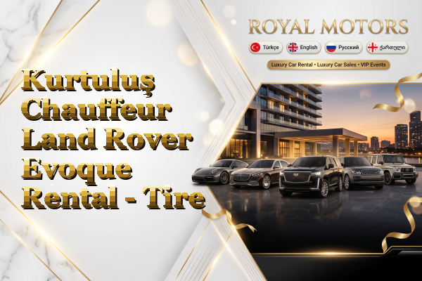 Kurtuluş Chauffeur Land Rover Evoque Rental - Tire