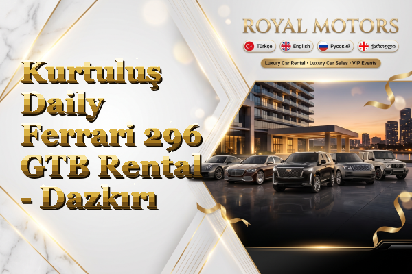 Kurtuluş Daily Ferrari 296 GTB Rental - Dazkırı