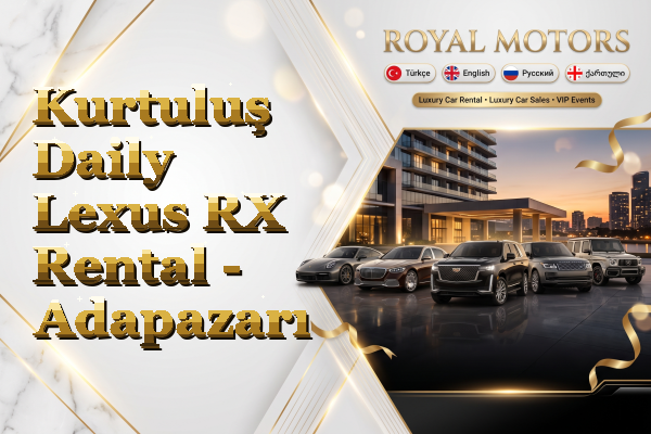 Kurtuluş Daily Lexus RX Rental - Adapazarı