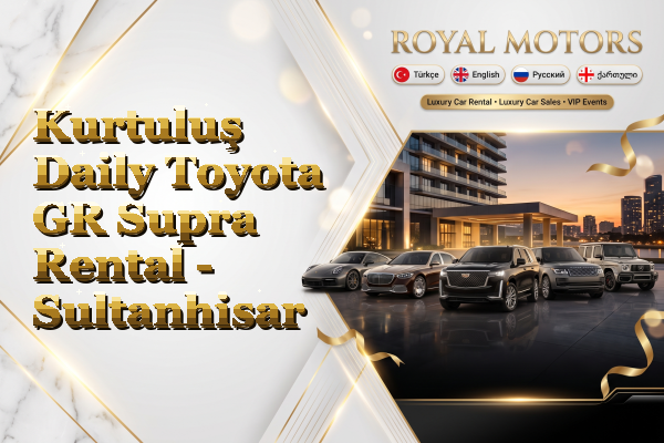 Kurtuluş Daily Toyota GR Supra Rental - Sultanhisar
