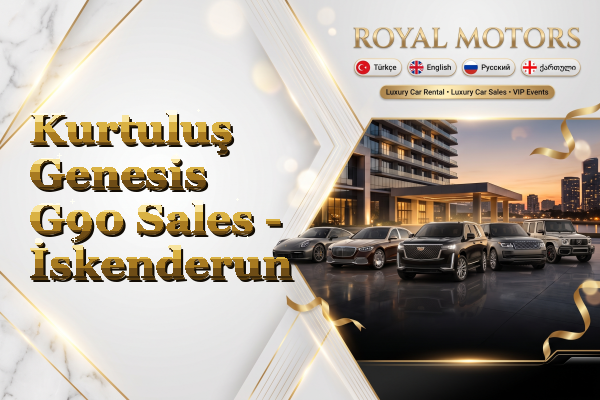 Kurtuluş Genesis G90 Sales - İskenderun