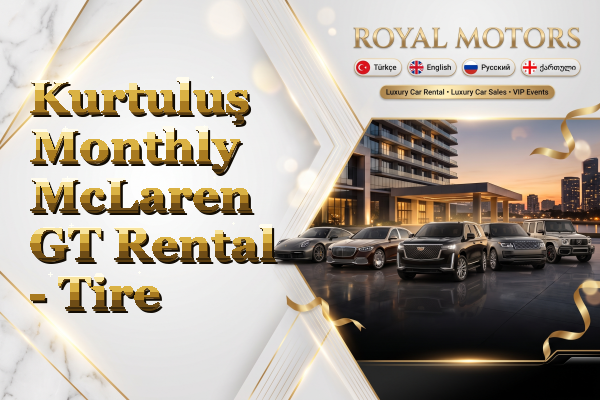 Kurtuluş Monthly McLaren GT Rental - Tire