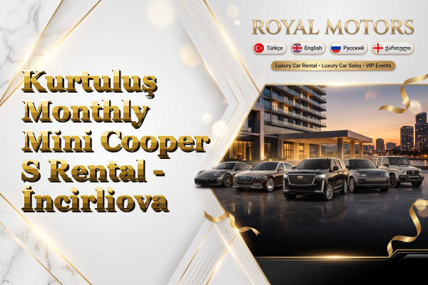 Kurtuluş Monthly Mini Cooper S Rental - İncirliova