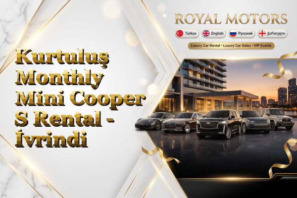 Kurtuluş Monthly Mini Cooper S Rental - İvrindi