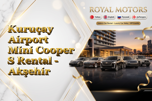Kuruçay Airport Mini Cooper S Rental - Akşehir