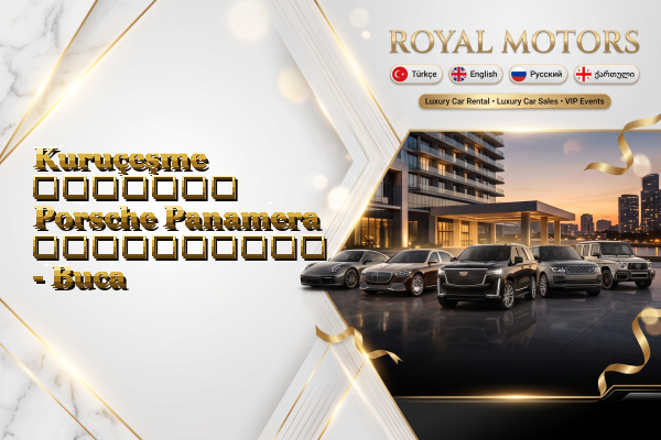 Kuruçeşme მძღოლით Porsche Panamera გაქირავება - Buca