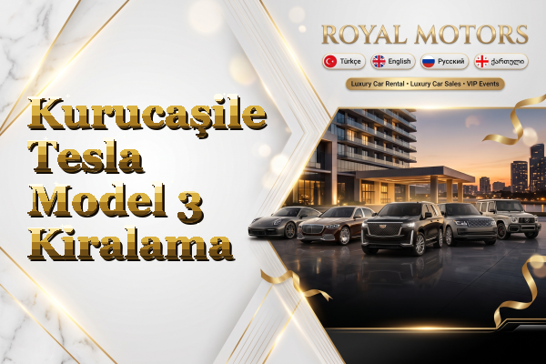 Kurucaşile Tesla Model 3 Kiralama