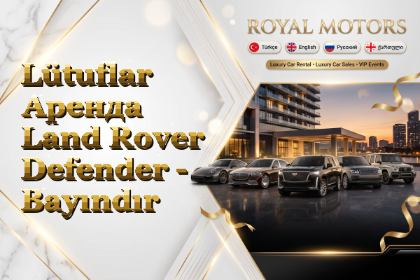 Lütuflar Аренда Land Rover Defender - Bayındır