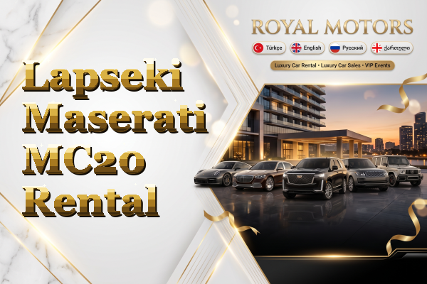 Lapseki Maserati MC20 Rental