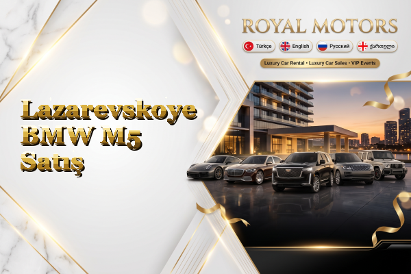 Lazarevskoye BMW M5 Satış