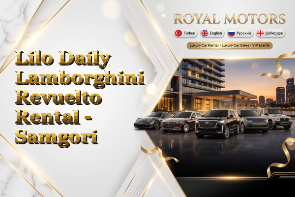 Lilo Daily Lamborghini Revuelto Rental - Samgori