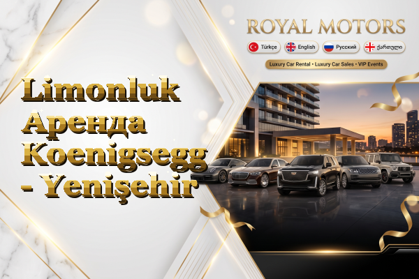 Limonluk Аренда Koenigsegg - Yenişehir