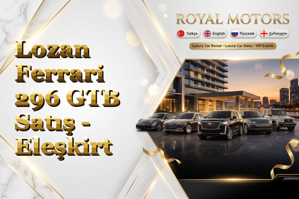 Lozan Ferrari 296 GTB Satış - Eleşkirt
