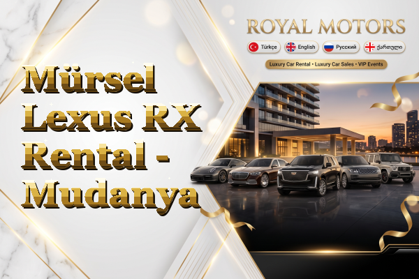 Mürsel Lexus RX Rental - Mudanya