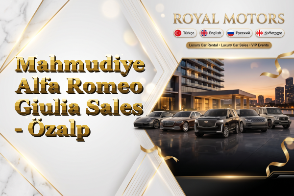 Mahmudiye Alfa Romeo Giulia Sales - Özalp