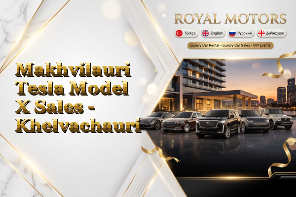 Makhvilauri Tesla Model X Sales - Khelvachauri
